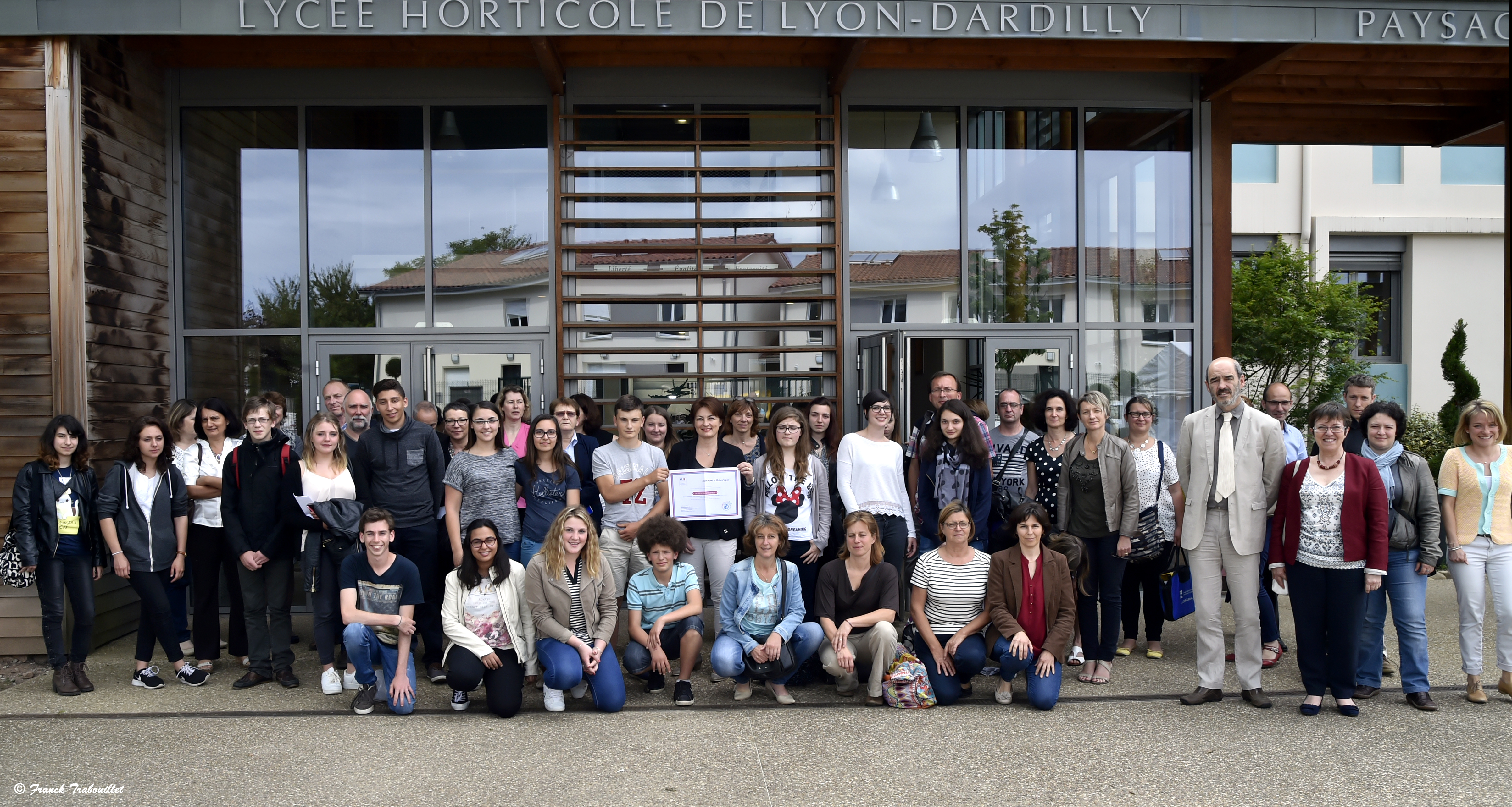 Labellisation lycée écoresponsable de la MFR de Moirans
